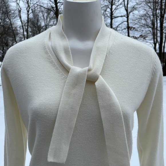 Vintage All Points soft cream sweater M - Picture 4 of 9